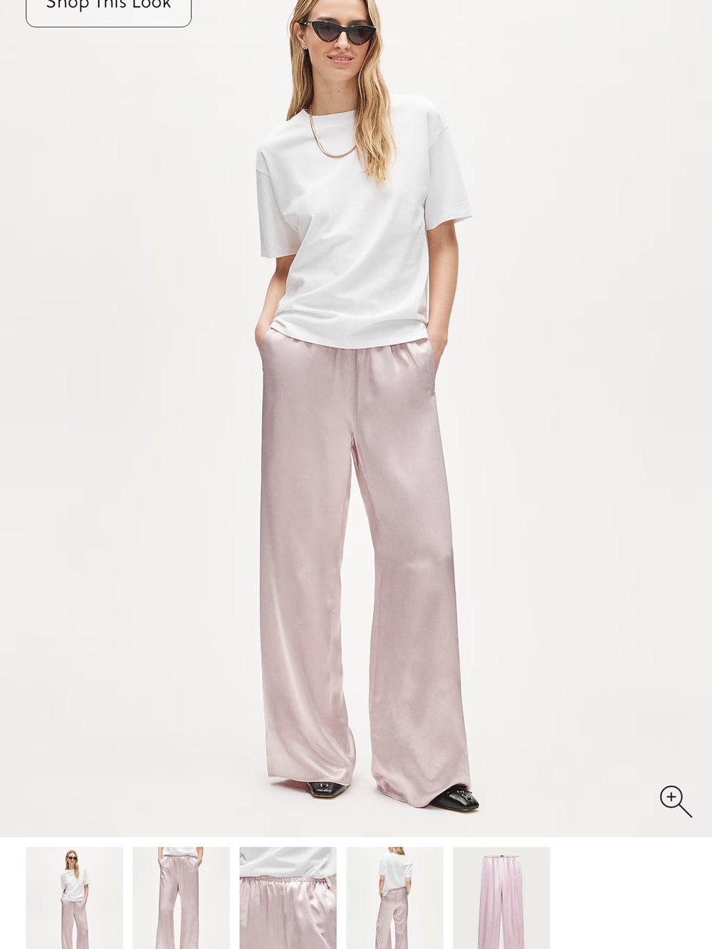 J. Crew Cosmo pant in luster charmeuse